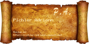Pichler Adrienn névjegykártya